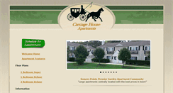 Desktop Screenshot of carriagehouseapartmentsnj.com